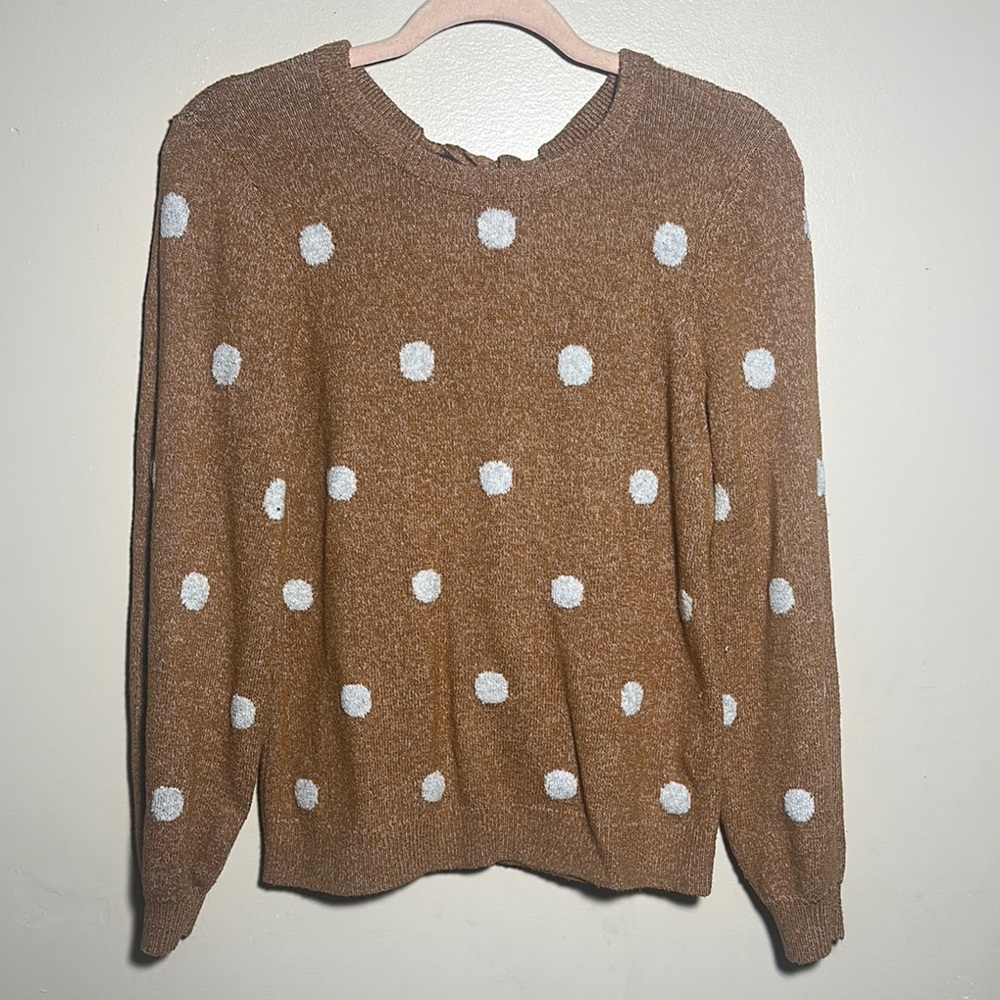 Lucky Brand Polka Dot Sweater |‎ Small